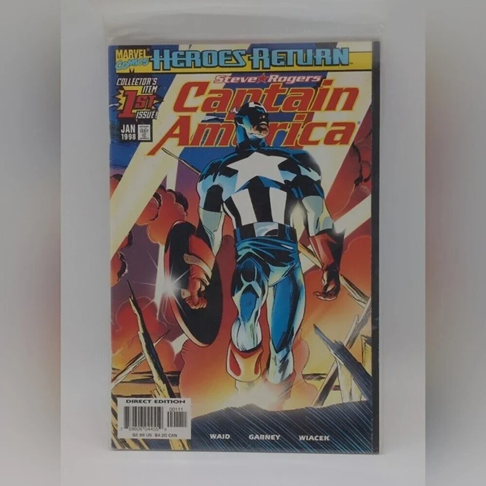 Captain America Steve Rogers Set Of 10 Comic Book Collection